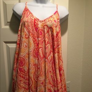 3 for $30 - Boohoo printed strappy swing dress.